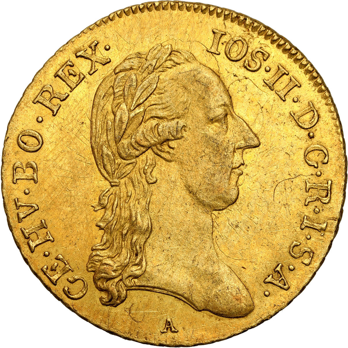 Austria. Józef II. Dukat 1788 A, Wiedeń - PIĘKNY